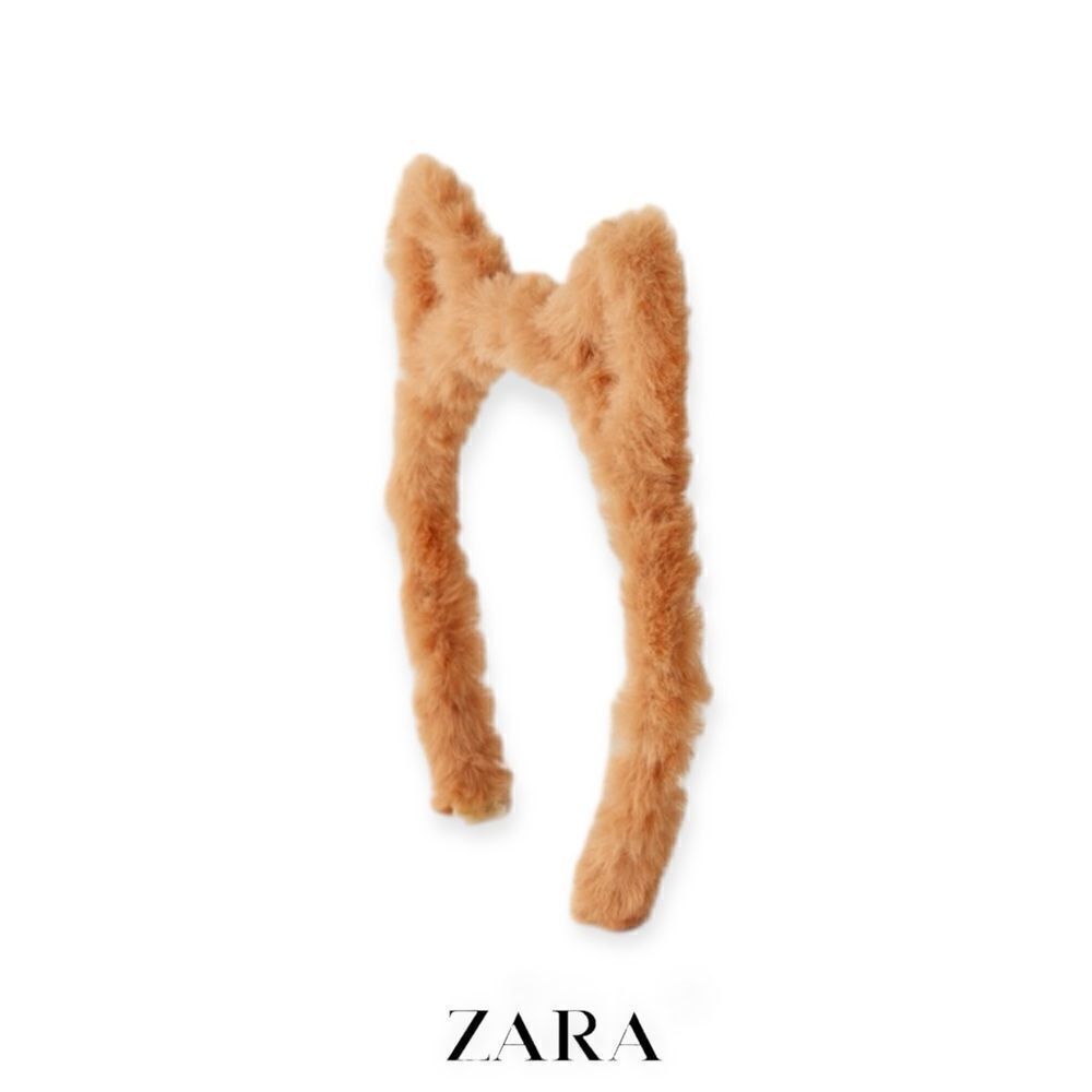 ZARA Kids | Camel | FAUX FUR EARED HALLOWEEN HEADBAND